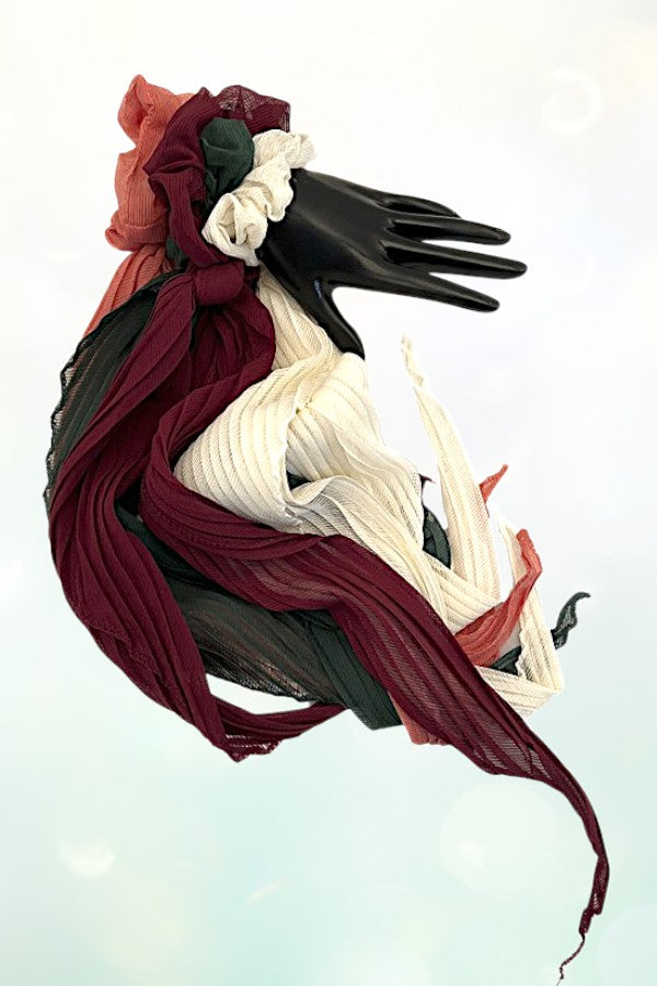 LONG PLEATED HAIR SCRUNCHIE