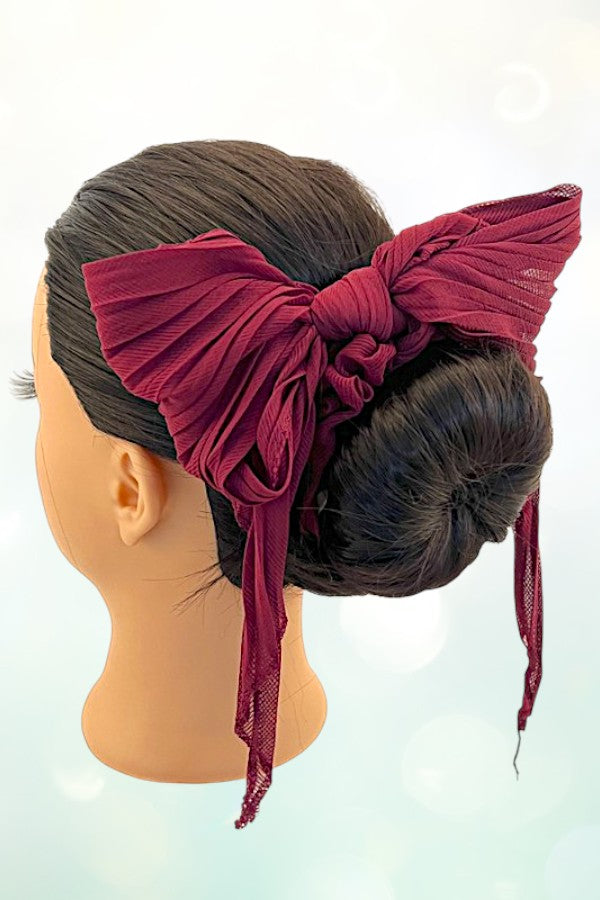 LONG PLEATED HAIR SCRUNCHIE