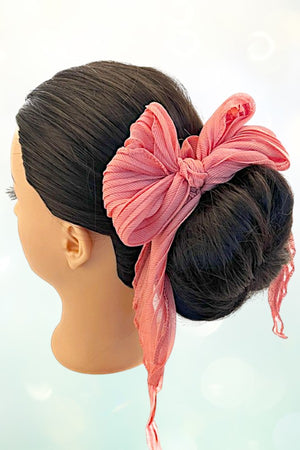 LONG PLEATED HAIR SCRUNCHIE
