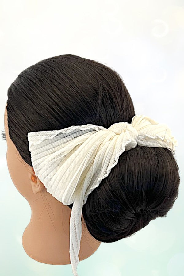 LONG PLEATED HAIR SCRUNCHIE