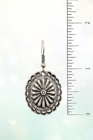 WESTERN CONCHO LINK STATEMENT NECKLACE SET