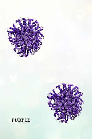 BEAD CLUSTER POST EARRING