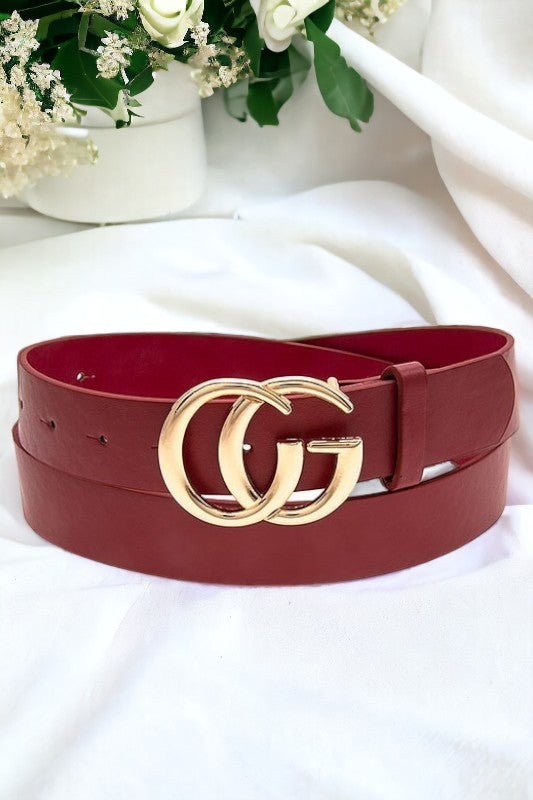 Double Buckle Fashion Belt