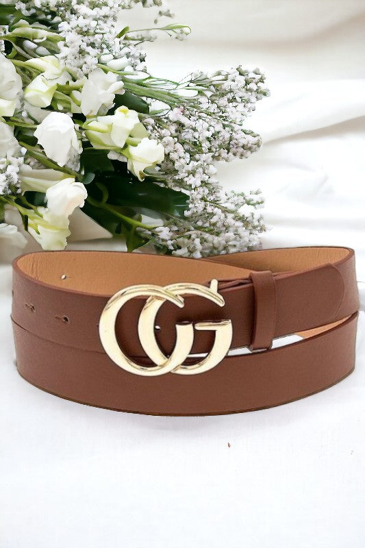 Double Buckle Fashion Belt