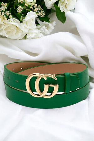 Double Buckle Fashion Belt