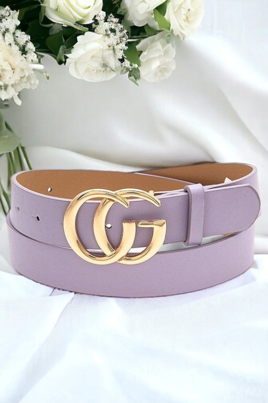 Double Buckle Fashion Belt