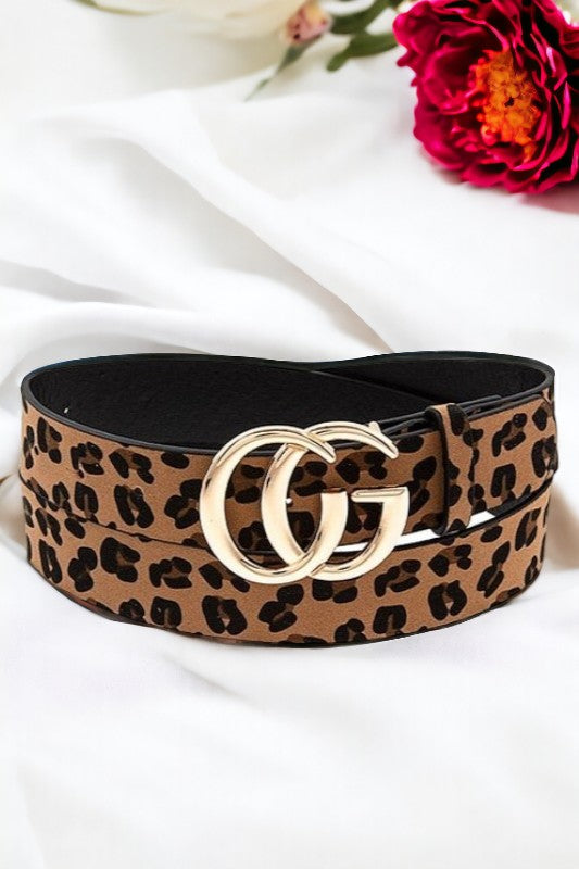 Double Buckle Fashion Belt