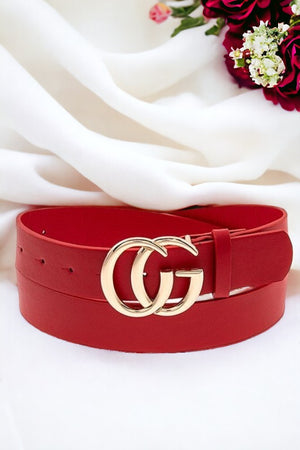 Double Buckle Fashion Belt