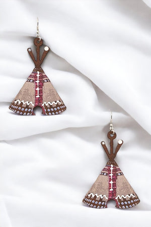 Tipi Dangle Earring