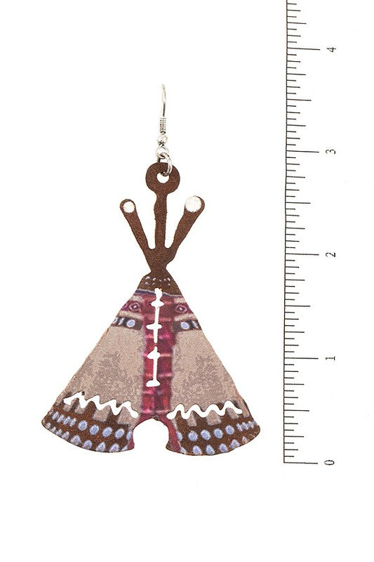 Tipi Dangle Earring