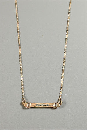 BLESSED PENDANT NECKLACE SET