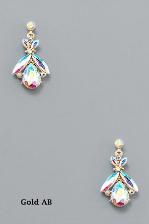 CRYSTAL ORNATE DANGLE EARRING
