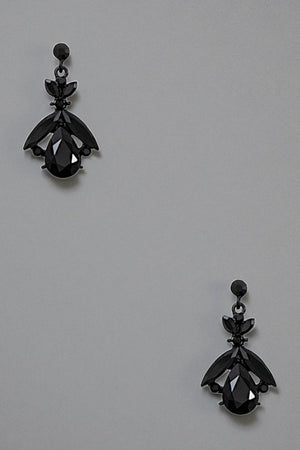 CRYSTAL ORNATE DANGLE EARRING