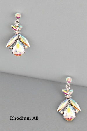 CRYSTAL ORNATE DANGLE EARRING