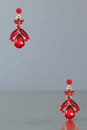 CRYSTAL ORNATE DANGLE EARRING
