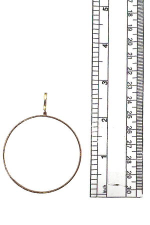 Drop Bar Hoop Earring