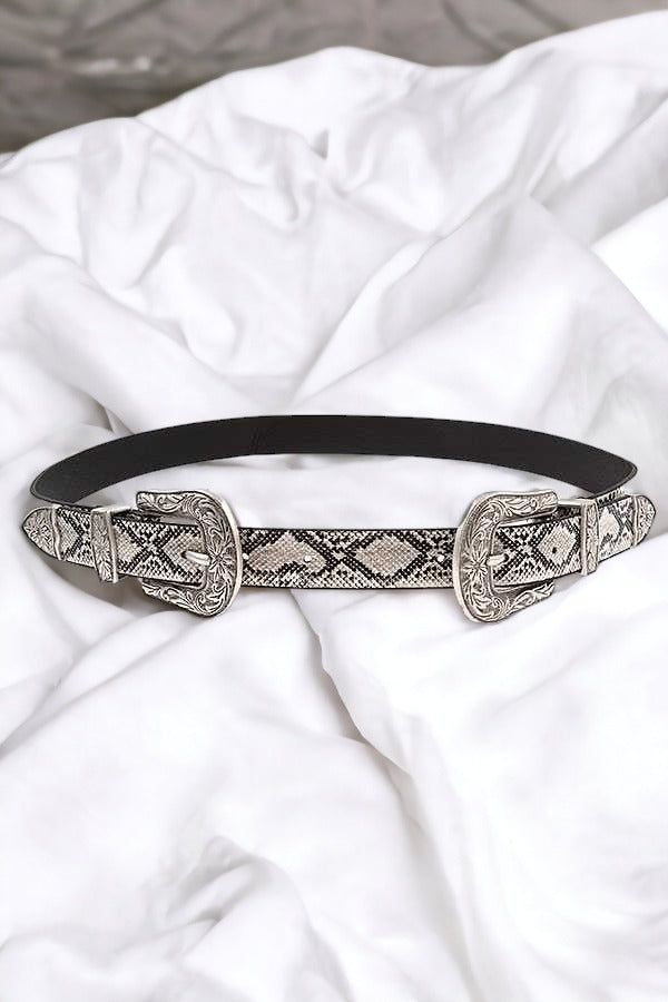 Double Side Western Etched Belt