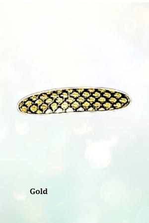 MIX PRINT LONG OVAL HAIR CLIP PIN