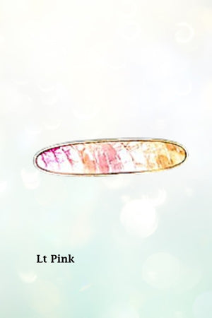MIX PRINT LONG OVAL HAIR CLIP PIN
