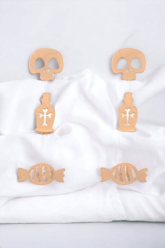 Candy Skull Mix Post Earring