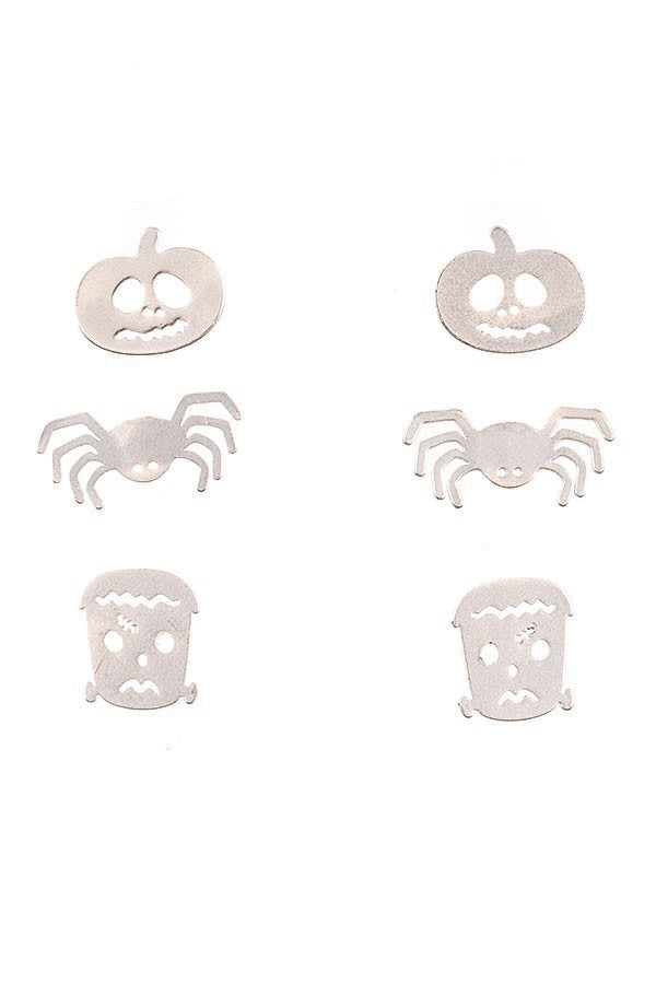 Mix Halloween Post Earring Set