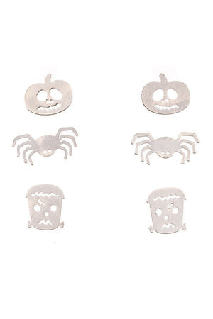 Mix Halloween Post Earring Set