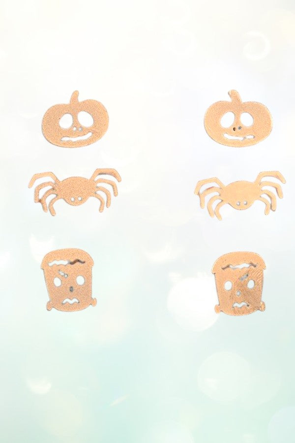MIX HALLOWEEN POST EARRING SET