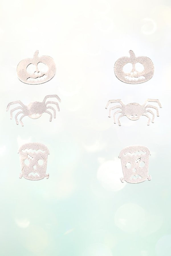 MIX HALLOWEEN POST EARRING SET