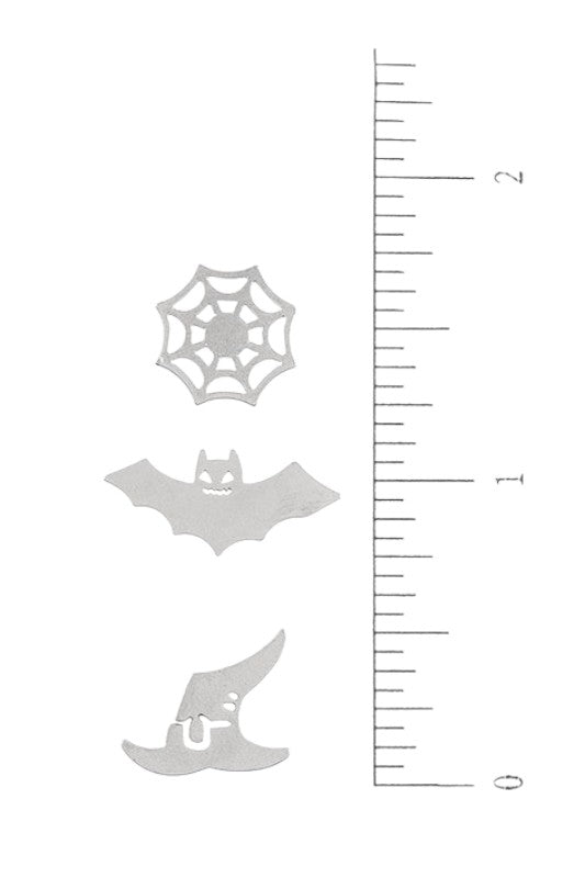 MIX HALLOWEEN POST EARRING SET