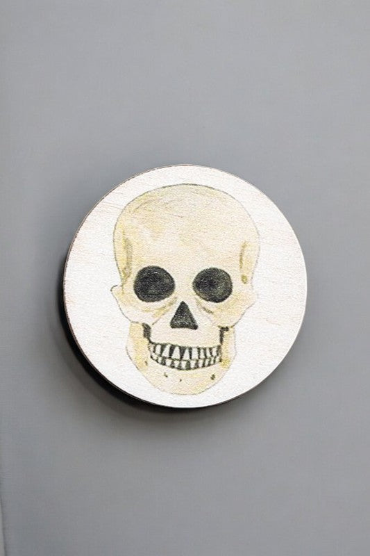 Skull Cellphone Phone Grip Sticker