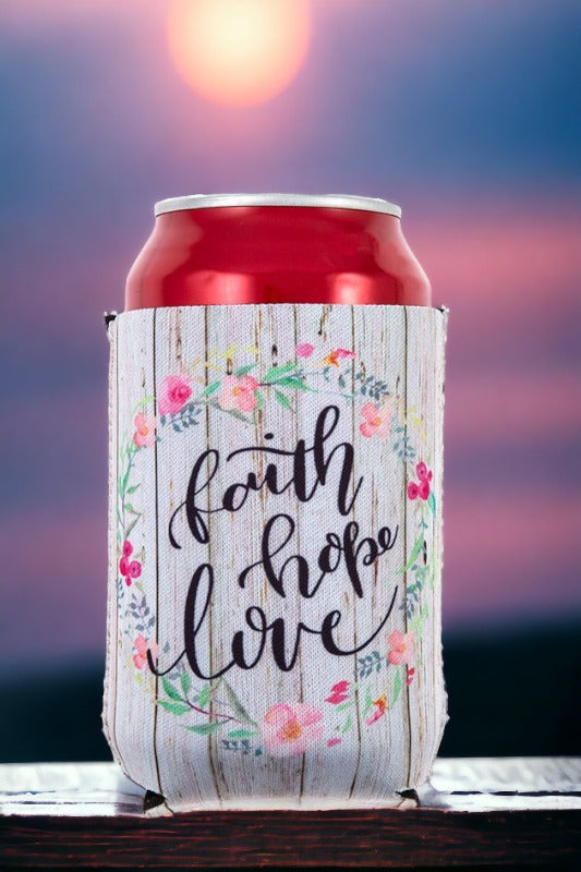 Faith Hope Love Drink Sleeve