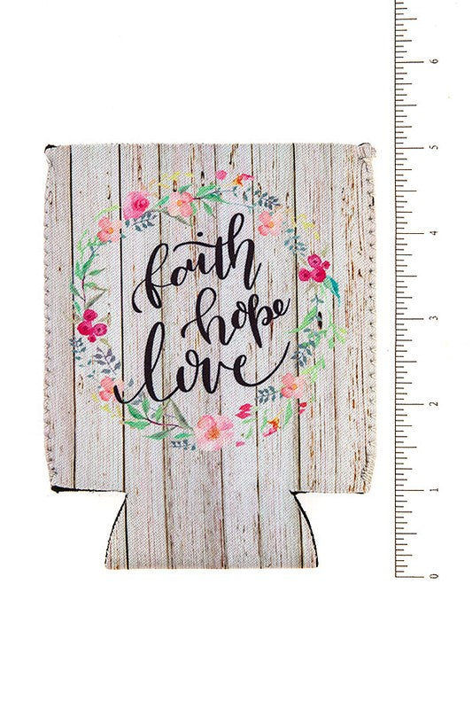 Faith Hope Love Drink Sleeve