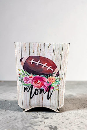 FOOTBALL MOM PRINT CUP SLEEVE