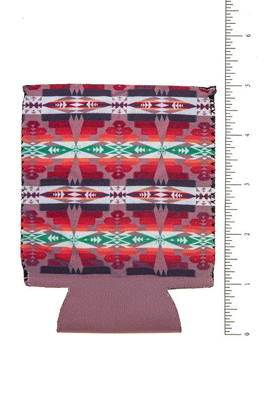 Red Tribal Print Drink Sleeve