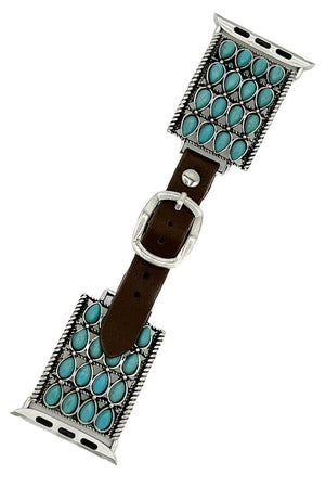 TEARDROP GEM ACCENT WATCH BAND