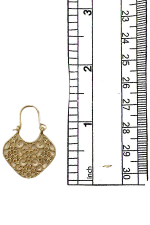 Filigree Drop Earring