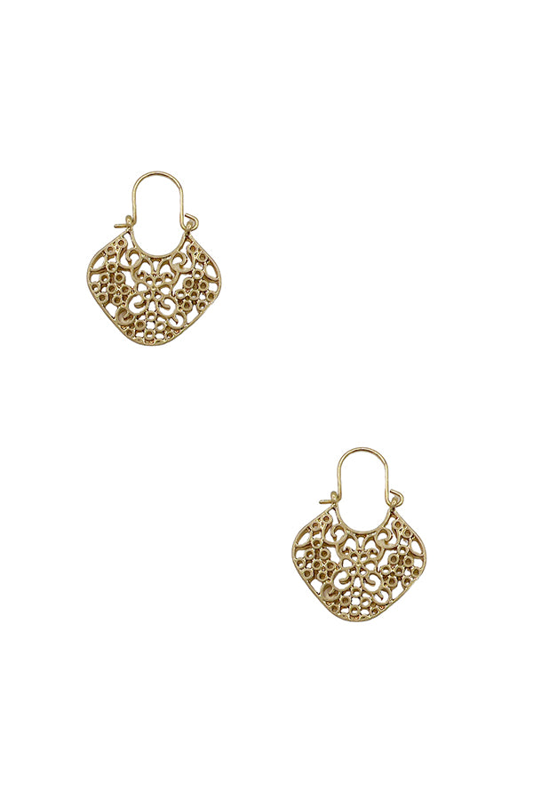 Filigree Drop Earring