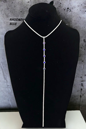 ALIGNED GEM COLLAR NECKLACE