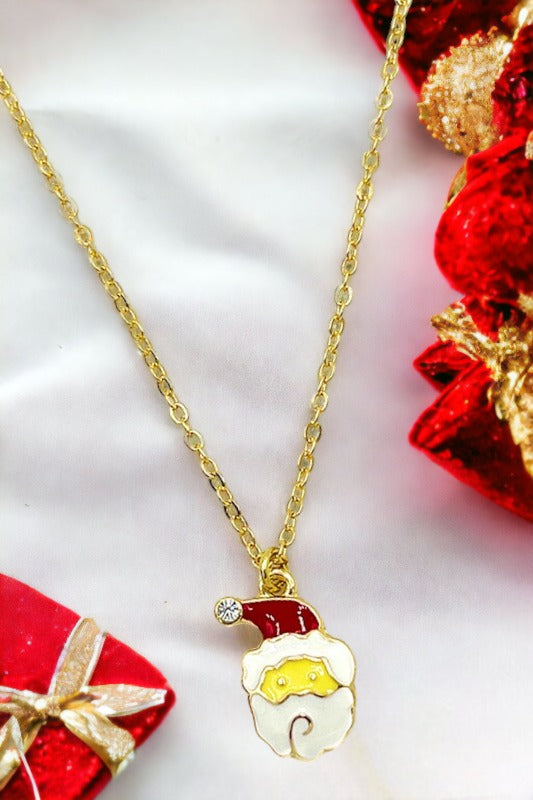 Santa Claus Pendant Necklace