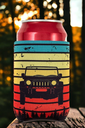 Fashion Car Print Drink Sleeve