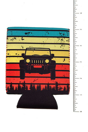 Fashion Car Print Drink Sleeve