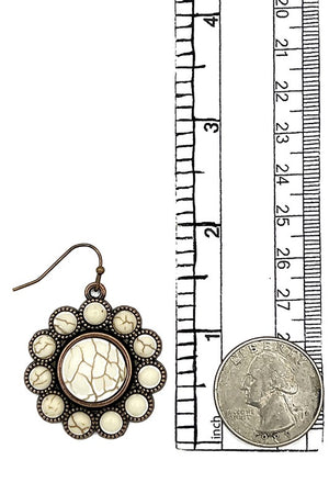 Fringe Gemstone Pave Bib Necklace Set