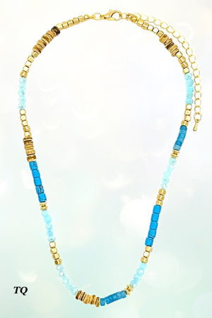 Natural Beads Stone Necklace