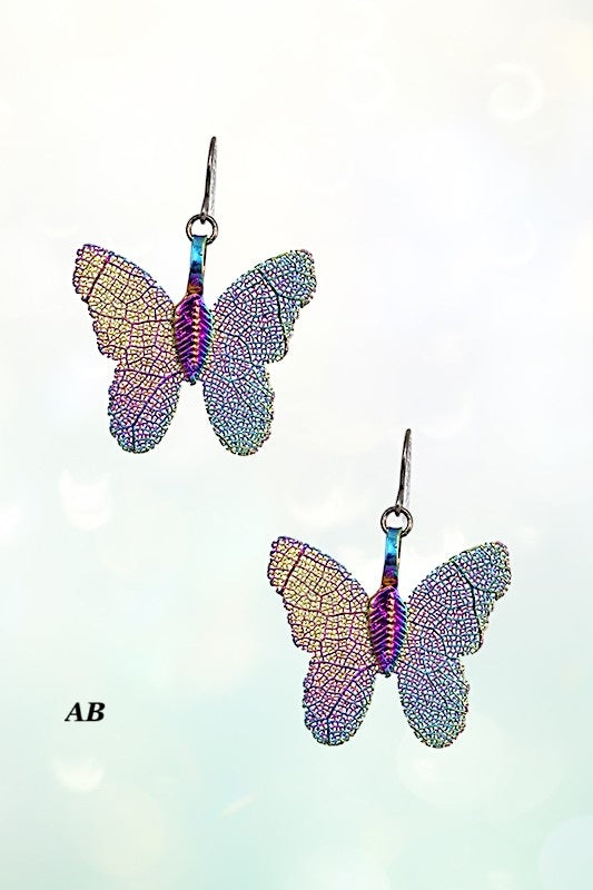 Delicate Dainty Butterfly Drop Earring