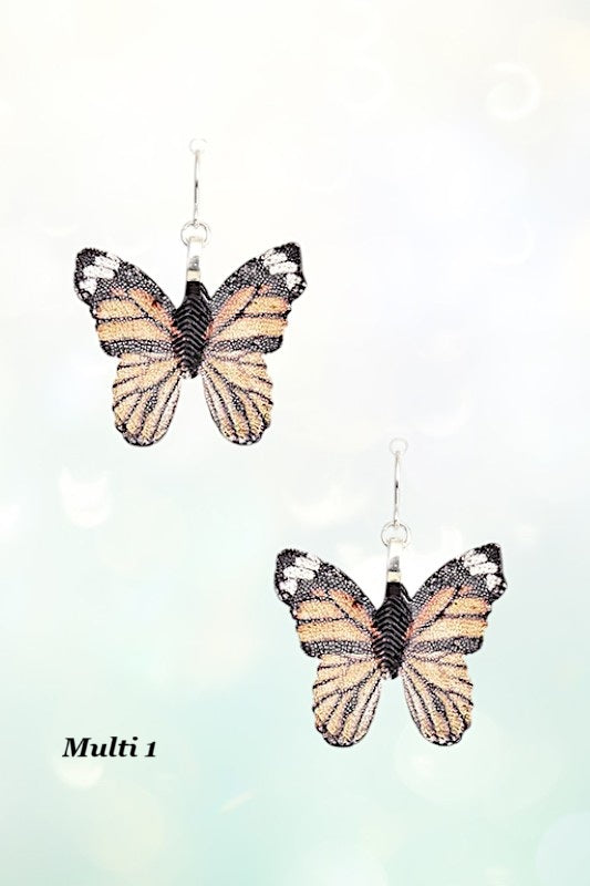 Delicate Dainty Butterfly Drop Earring