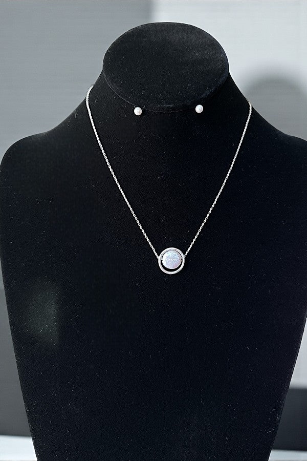 FRESHWATER PEARL PENDANT NECKLACE SET