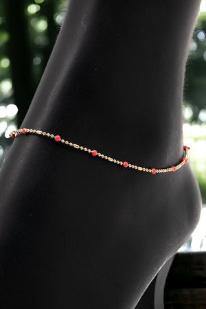Beaded Accent Anklet