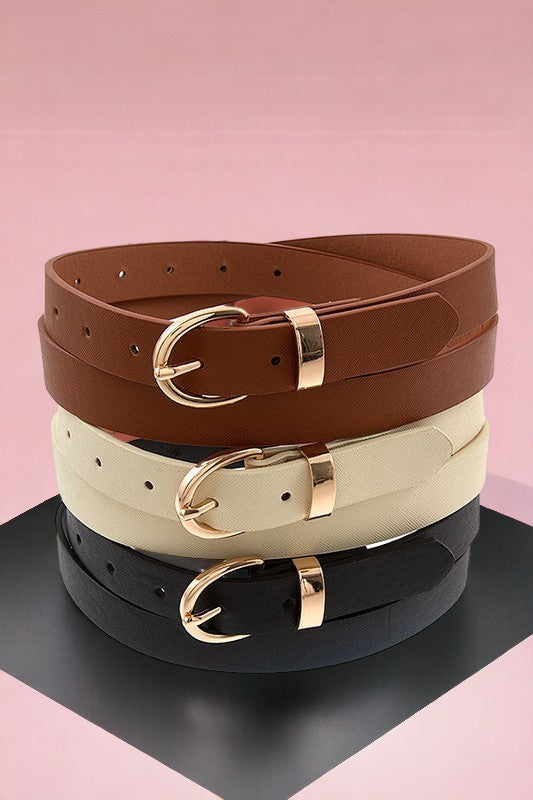 3 in 1 Fashion Belt Set