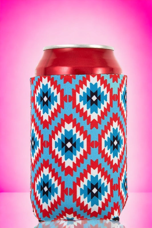 Tribal Diamond Print Drink Sleeve