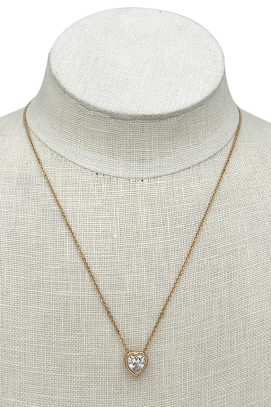 Dainty Heart Pendant Necklace